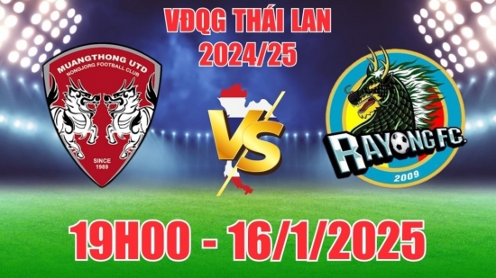 Nhận định Muangthong United vs Rayong FC (19h00, 16/1) bóng đá VĐQG Thái Lan: Chủ nhà thắng đậm