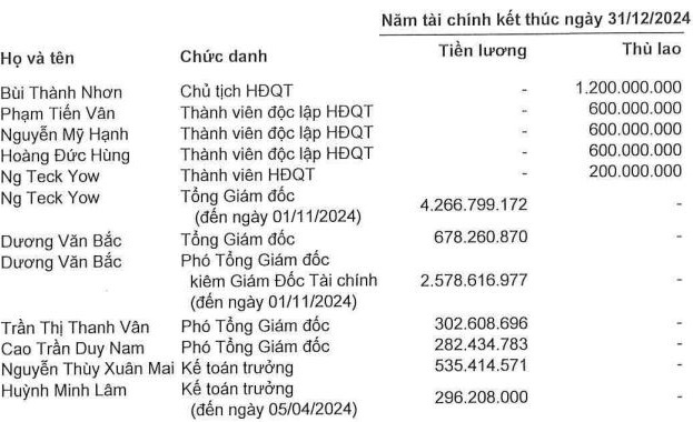 Soi thu nhập lãnh đạo Novaland: Người 