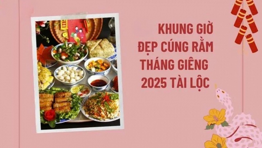 Khung giờ đẹp cúng Rằm tháng Giêng (Tết Nguyên Tiêu) 2025: Chọn đúng giờ đón tài lộc, bình an suốt cả năm