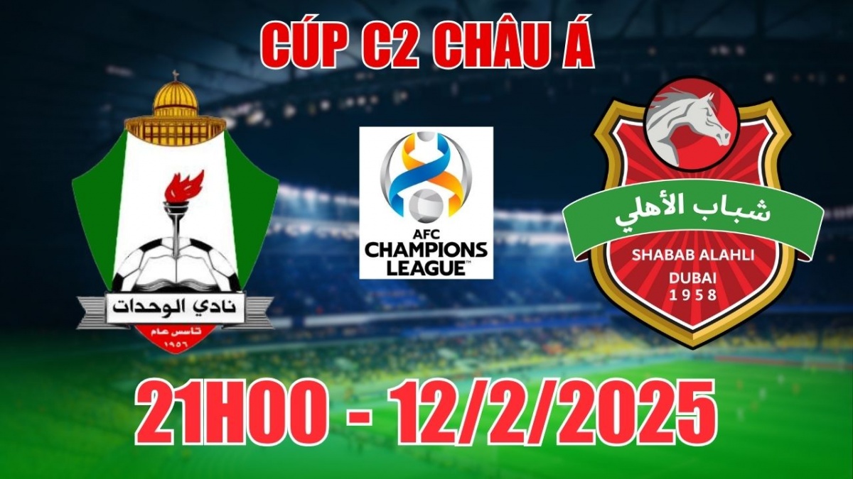 Nhận định, soi tỷ lệ Al Wehdat vs Shabab Al Ahli 21h00 ngày 12/2, bóng đá C2 châu Á 2025