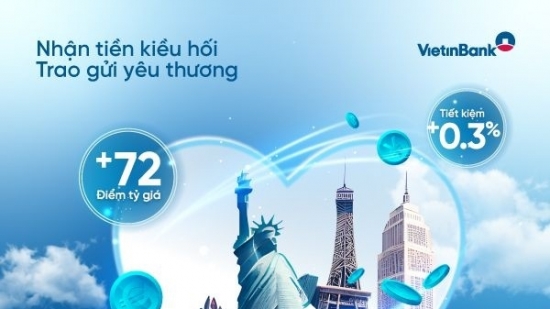 VietinBank triển khai loạt ưu đãi với Gói sản phẩm kiều hối