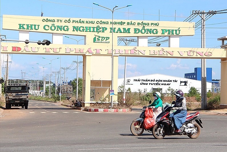 KCN Nam Đồng Phú, dự án thuộc Công ty CP KCN Bắc Đồng Phú, doanh nghiệp do DPR nắm 51% vốn