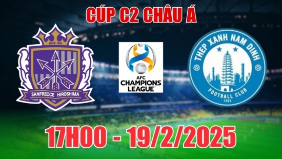 Nhận định Sanfrecce Hiroshima vs Nam Định (17h00, 19/2) bóng đá C2 châu Á 2024/25: Đẳng cấp khác biệt