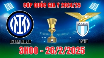 Nhận định Inter Milan vs Lazio (3h00, 26/2) Cúp Quốc gia Ý: Tứ Kết khó có bất ngờ