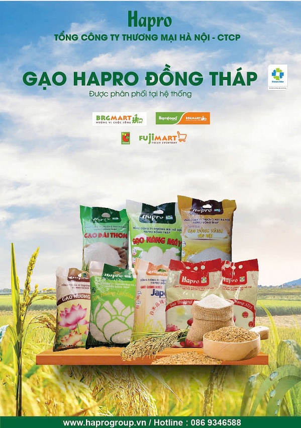 Gạo Hapro Đồng Tháp nhiều năm được vinh danh 