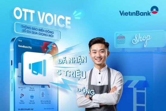 VietinBank iPay Mobile ra mắt tính năng OTT Voice