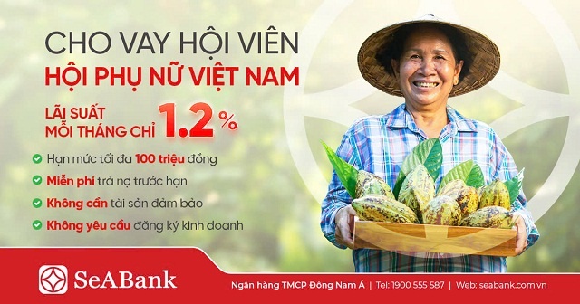 SeABank triển khai gói vay tín chấp 300 tỷ đồng với lãi suất ưu đãi dành cho phụ nữ