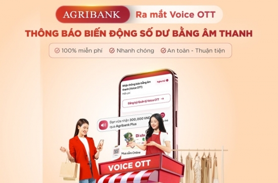 Agribank triển khai tính năng thông báo số dư bằng giọng nói trên ứng dụng Agribank Plus