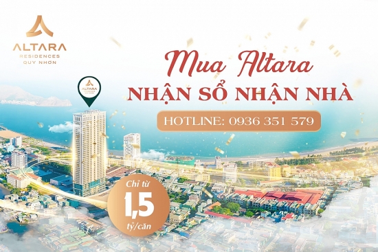 Altara Residences Quy Nhơn đảm bảo quyền lợi cho khách hàng bằng sổ hồng trao tay
