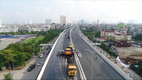 Hoàn thành dự án xây dựng cầu cạn Mai Dịch - Nam Thăng Long vào cuối tháng 9/2020