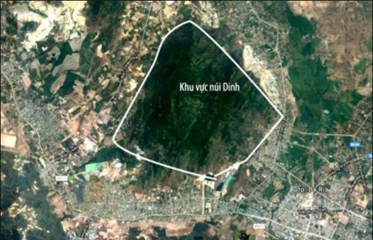 Đề xuất phương án Quy hoạch 1/2.000 khu du lịch Núi Dinh khoảng 2.400 ha