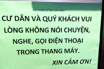 Chung cư Hà Nội cấm nói chuyện, gọi điện trong thang máy phòng dịch virus corona