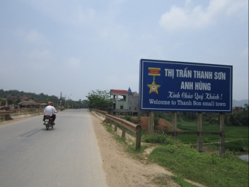 Đấu giá quyền sử dụng 34 lô đất tại huyện Thanh Sơn, Phú Thọ
