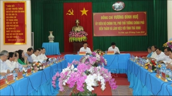 Phó Thủ tướng Vương Đình Huệ làm việc tại tỉnh Trà Vinh