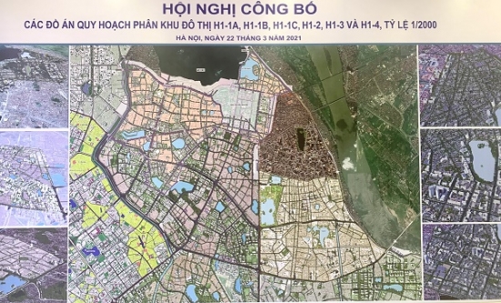 Hà Nội công bố đồ án quy hoạch 4 quận trung tâm