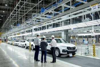 Tốc độ thi công thần tốc của Nhà máy sản xuất ô tô VinFast