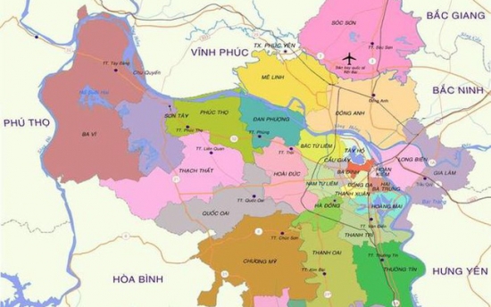 Sẽ có 8 huyện của TP. Hà Nội lên quận giai đoạn 2021 - 2030