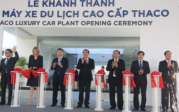 Thaco khánh thành nhà máy sản xuất xe du lịch cao cấp
