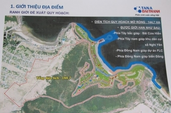 Đầu tư kinh doanh Bãi Lữ đề xuất mở rộng dự án Khu biệt thự nghỉ dưỡng 4.000 tỷ tại Nghệ An