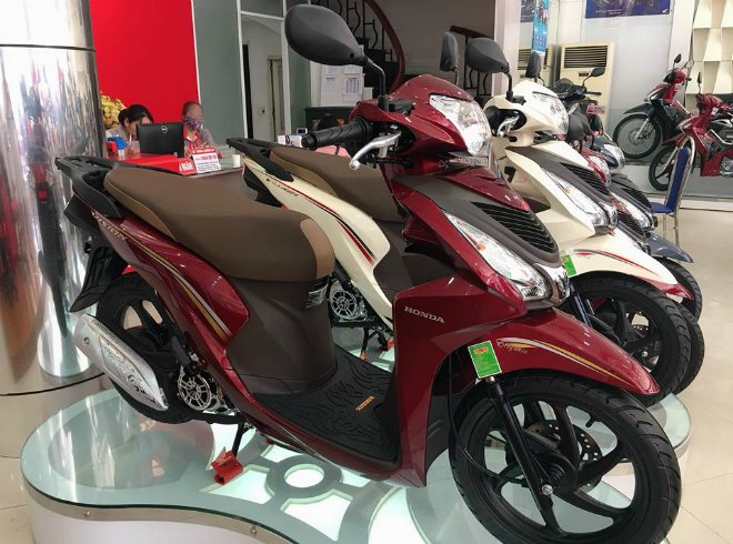 Xe ga Honda Vision 2020 thêm hai màu mới giá bán không đổi