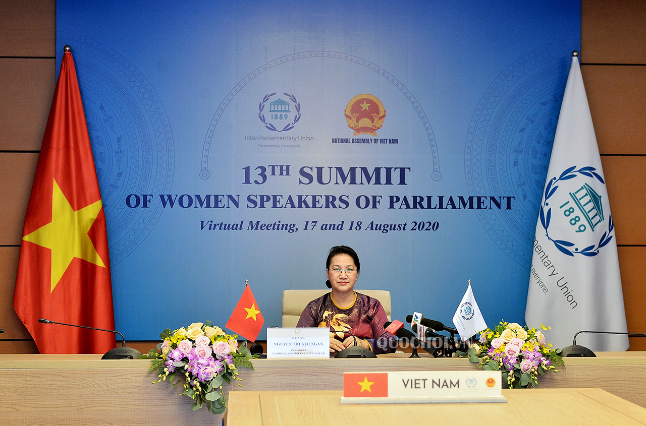 Chủ tịch Quốc hội dự Hội nghị thượng đỉnh các nữ Chủ tịch Quốc hội thế giới