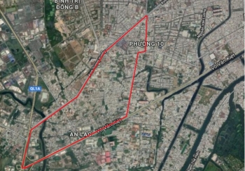 Duyệt quy hoạch Khu dân cư phía Bắc đại lộ Võ Văn Kiệt, quận Bình Tân