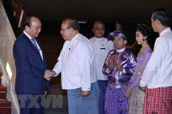 Thủ tướng Nguyễn Xuân Phúc bắt đầu thăm chính thức Myanmar