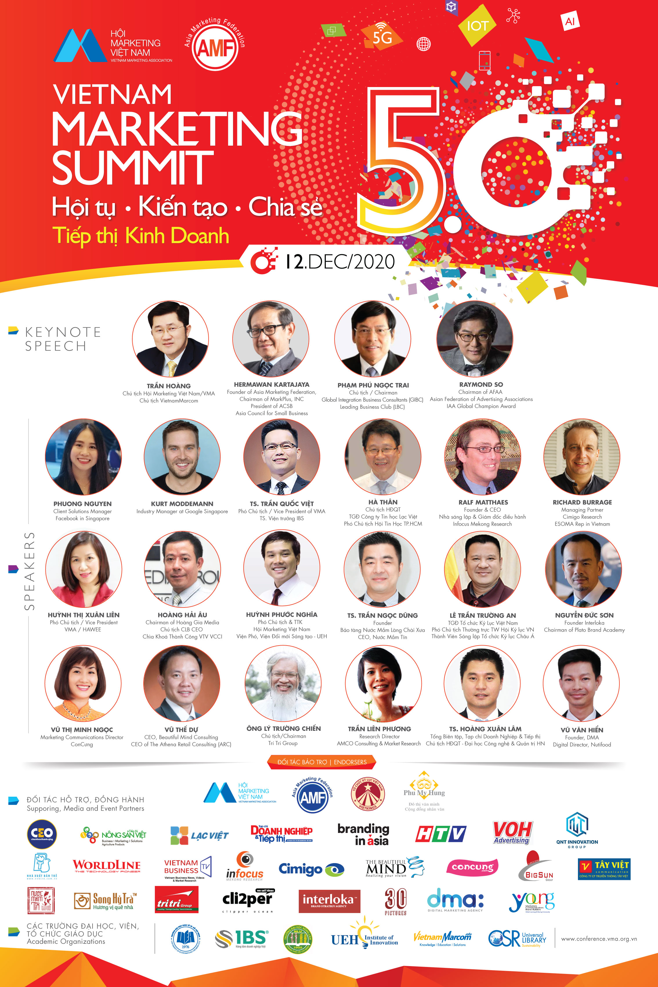 Hội nghị Thượng đỉnh Marketing Việt Nam (VMS 5.0): Hội tụ - Kiến tạo - Chia sẻ những giải pháp tiếp thị kinh doanh kỷ nguyên số