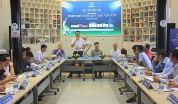 16 đội bóng dự Giải Bóng đá Doanh nghiệp trẻ Hà Nội Vì Cộng đồng 2019