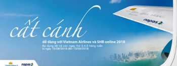 Cất cánh dễ dàng với Vietnam Airlines và SHB Online