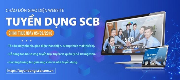 scb ra mat website tuyen dung moi