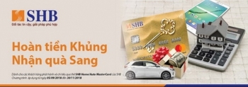 SHB phát hành thẻ tín dụng quốc tế dành cho khách hàng vay vốn mua nhà, ô tô