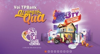 "Cơn mưa" quà tặng cho khách hàng TPBank