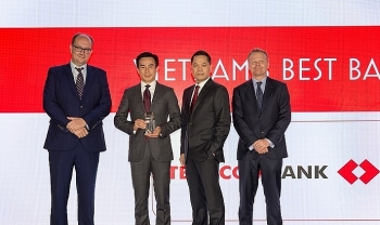 Techcombank nhận giải thưởng "Ngân hàng tốt nhất Việt Nam 2018"