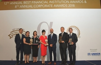 Vietcombank nhận giải “Ngân hàng tốt nhất Việt Nam” năm 2018