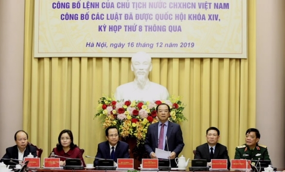 Công bố Lệnh của Chủ tịch nước CHXHCN Việt Nam công bố Luật Chứng khoán số 54/2019/QH14
