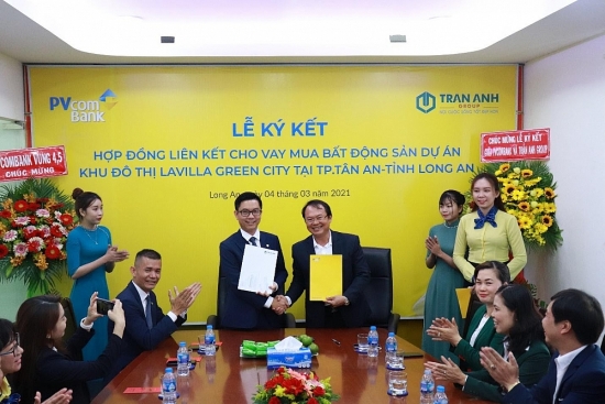 PVcomBank và Trần Anh Group ký kết hợp tác tài trợ tín dụng vay vốn tại dự án Lavilla Green City