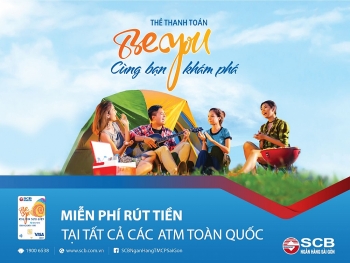 Thẻ thanh toán SCB BEYOU: Thiết kế cá tính, rút tiền miễn phí