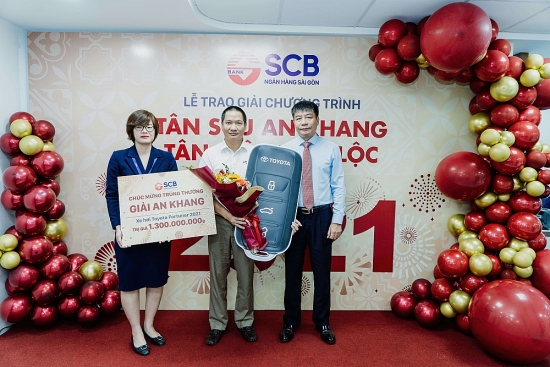 SCB tổ chức lễ trao giải chương trình "Tân Sửu an khang-Tân niên vạn lộc"