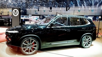 VinFast bất ngờ ra mắt SUV Lux V8 bản đặc biệt 'ngầu' tại Thụy Sỹ