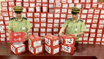 Lạng Sơn: Thu giữ 1.620 kg bánh dẻo nhãn hiệu Mashu nhập lậu