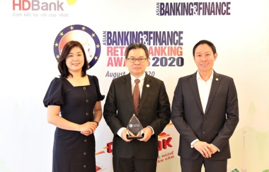 HDBank nhận giải Ngân hàng bán lẻ nội địa tốt nhất 2020