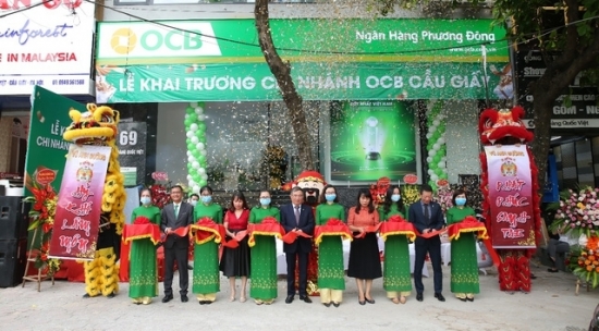 OCB khai trương thêm 2 chi nhánh mới tại Hà Nội