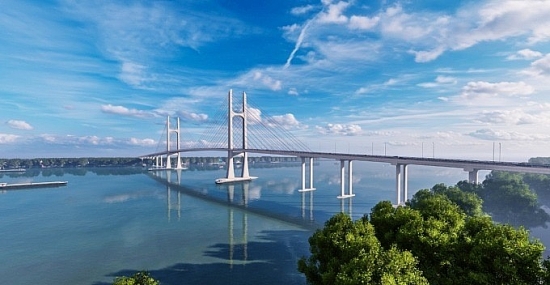 Khởi công cầu Rạch Miễu 2 nối tỉnh Tiền Giang- Bến Tre với tổng vốn đầu tư hơn 5.000 tỷ đồng