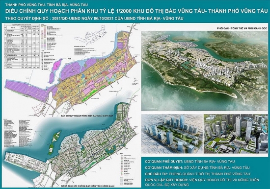 Điều chỉnh quy hoạch Khu đô thị Bắc Vũng Tàu