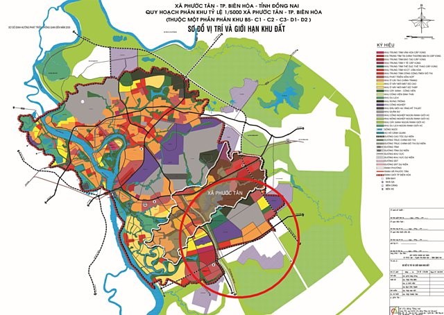 Đồng Nai quy hoạch Phân khu D2 hơn 2.200 ha tại TP Biên Hòa