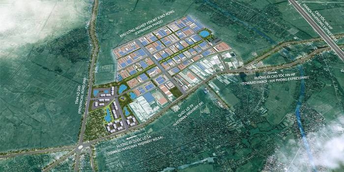 Tập đoàn Hoà Phát (HPG) đầu tư dự án KCN Yên mỹ II mở rộng 216 ha tại Hưng Yên