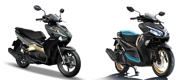 Phái mạnh nên chọn xe máy Honda Air Blade 160 trẻ trung hay Yamaha NVX hầm hố?
