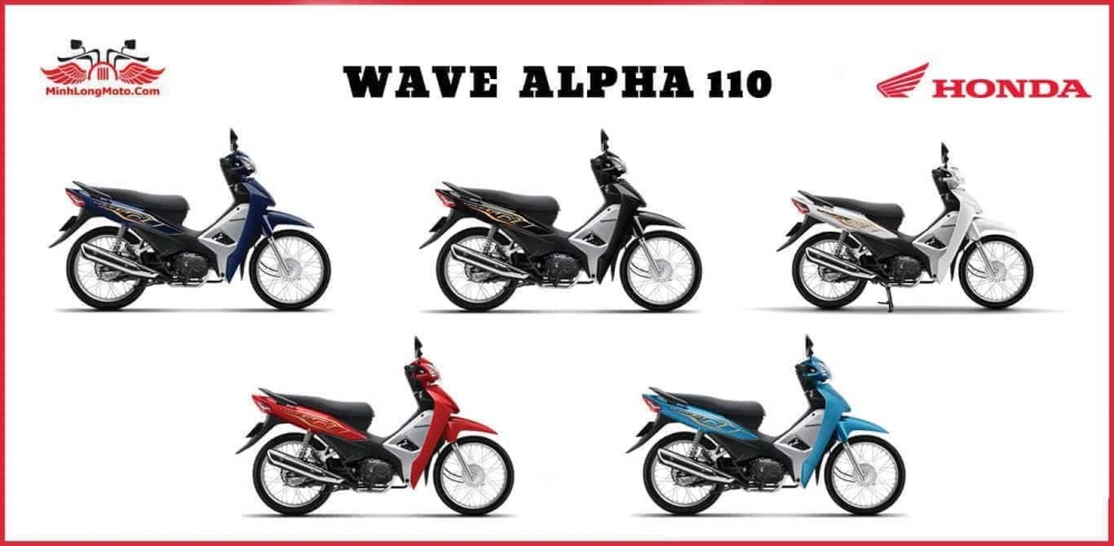 Tư vấn mua xe máy Honda Wave Alpha 110 trả góp lãi suất mới nhất ngày 24/6