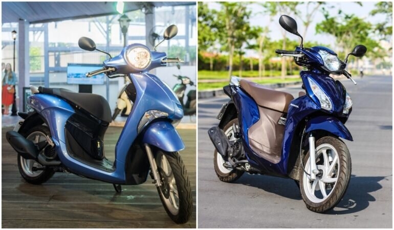 So sánh Honda Vision 2022 và Yamaha Janus 2022